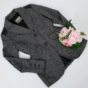 Guess Wool Button Up Blazer Jacket